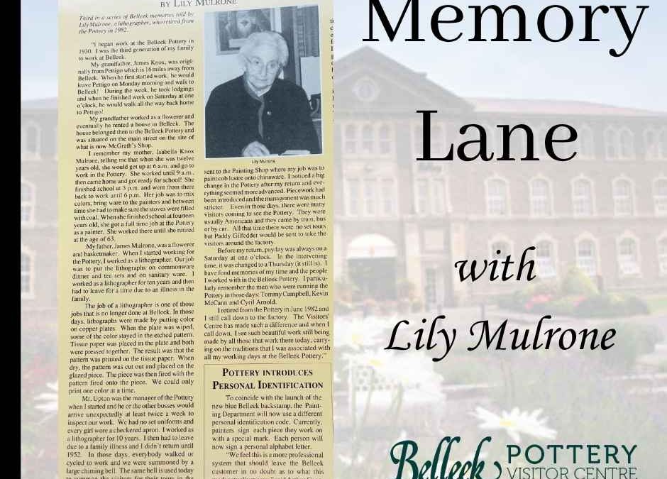 A Trip Down Memory Lane With Lily Mulrone
